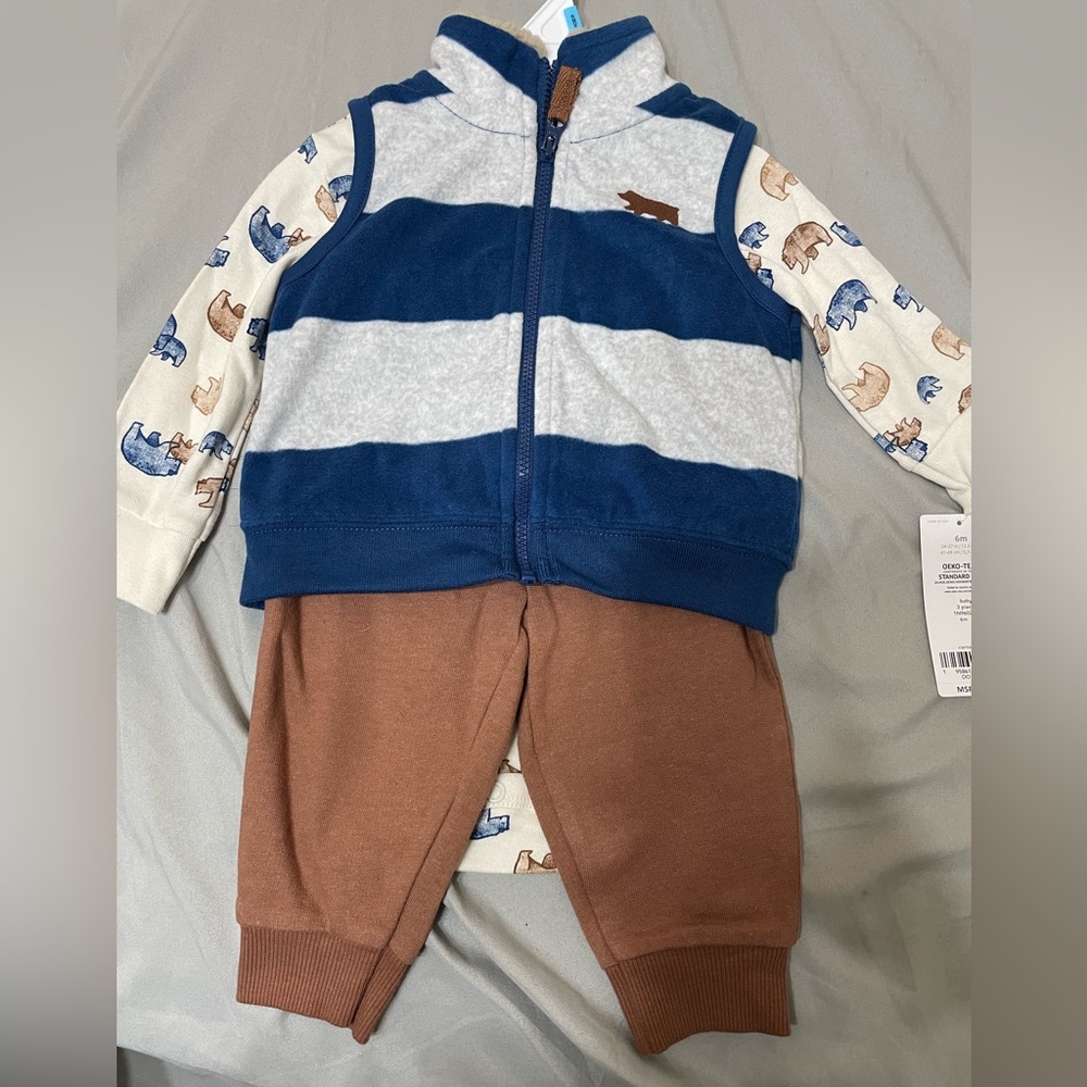 6 month vest outfit